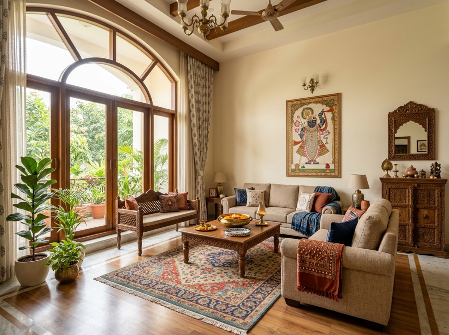 Vastu-compliant home interior